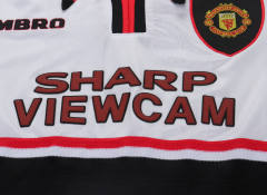 1998/99 Manchester United Away Retro Kids Jersey 