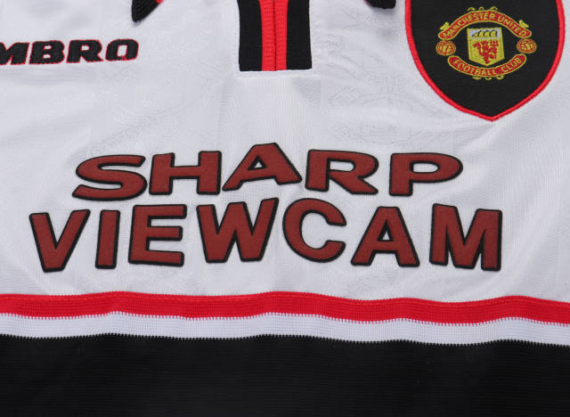 1998/99 Manchester United Away Retro Kids Jersey 