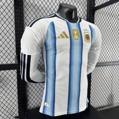 2026 Argentina Home Jersey Player Version Long Sleeve