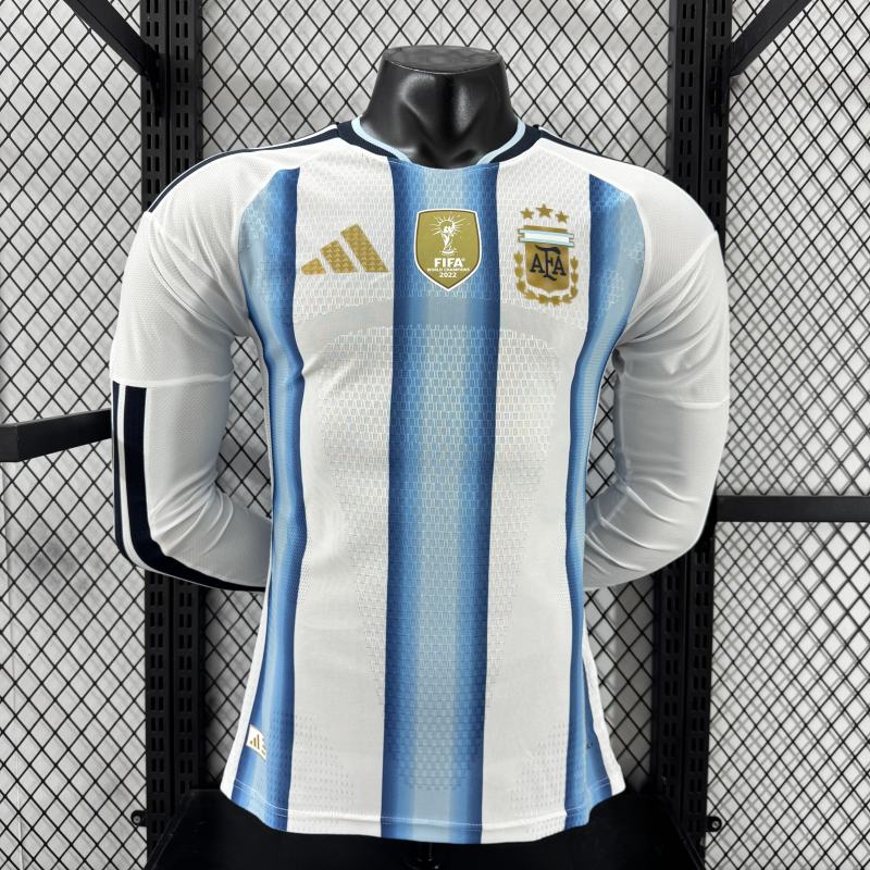 2026 Argentina Home Jersey Player Version Long Sleeve