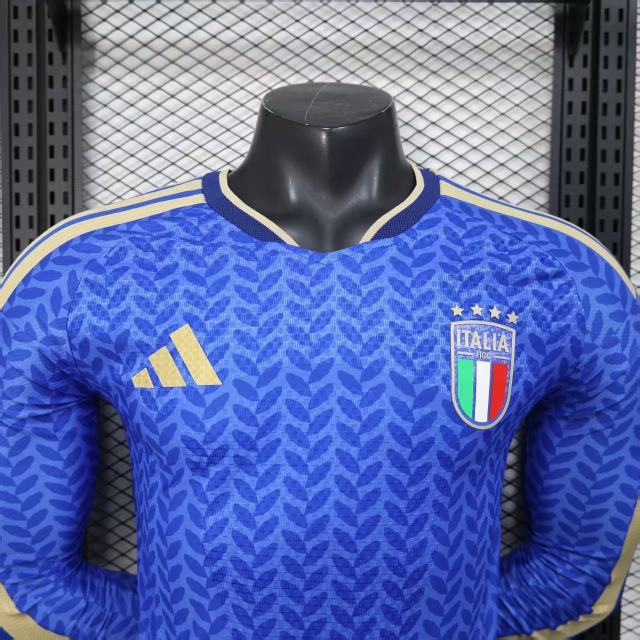 2026 Italy Home Jersey Player Version Long Sleeve