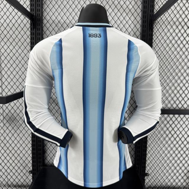 2026 Argentina Home Jersey Player Version Long Sleeve