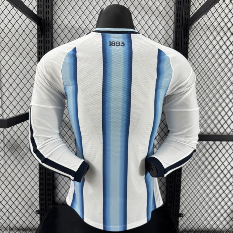 2026 Argentina Home Jersey Player Version Long Sleeve