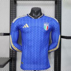 2026 Italy Home Jersey Player Version Long Sleeve