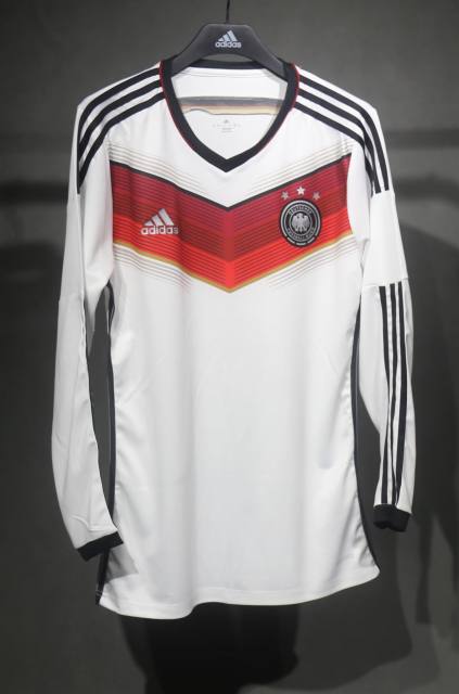 2014 World Cup Germany Home Retro Jersey Player Version Long Sleeve