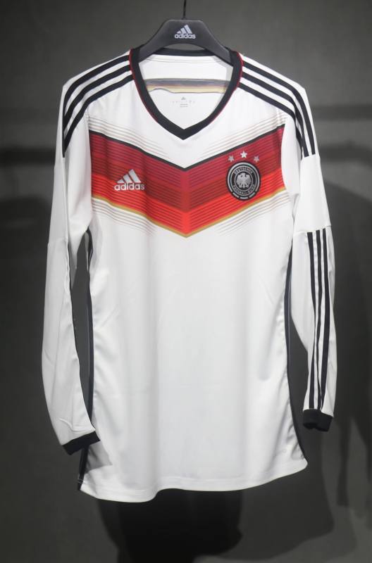 2014 World Cup Germany Home Retro Jersey Player Version Long Sleeve