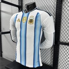 2026 Argentina Home Jersey Player Version Long Sleeve