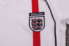 2002 World Cup England Home Retro Kids Jersey 