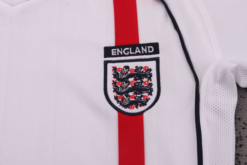 2002 World Cup England Home Retro Kids Jersey 