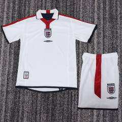 2004 Euro Cup England Home Retro Kids Jersey 