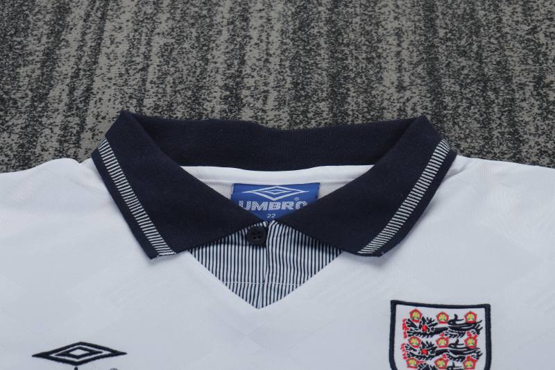 1990 World Cup England Home Retro Kids Jersey 