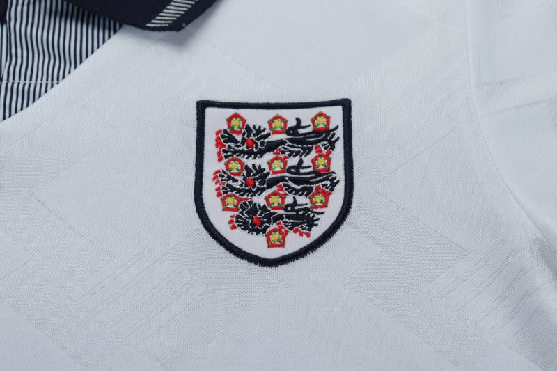 1990 World Cup England Home Retro Kids Jersey 