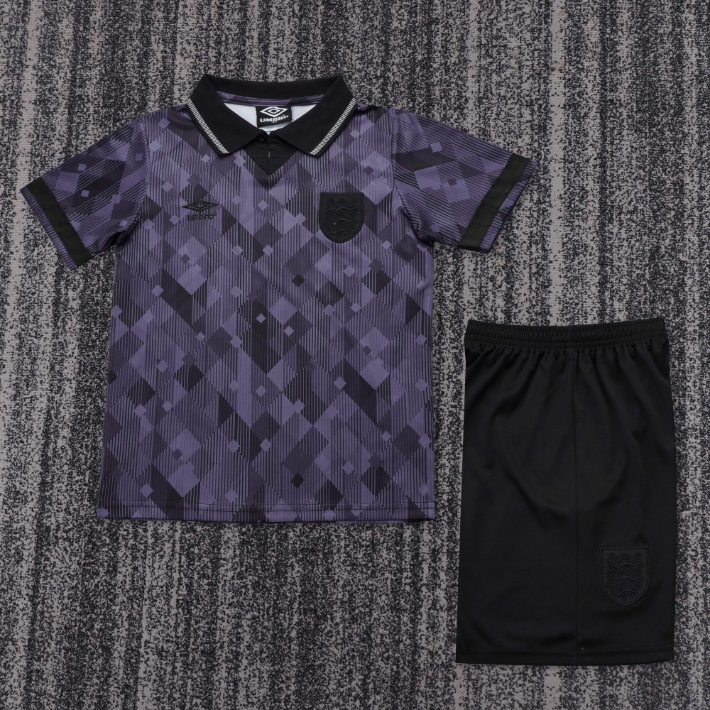 1990 World Cup England Away Retro Kids Jersey  