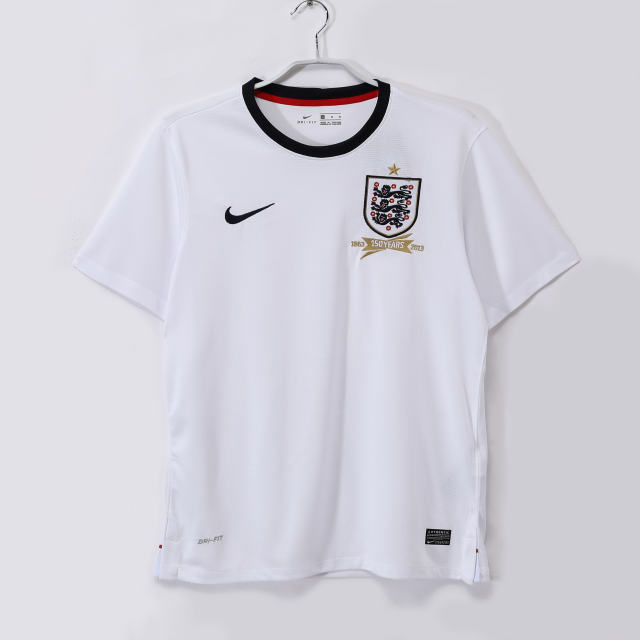 2013 England Home Retro Jersey 150 Years