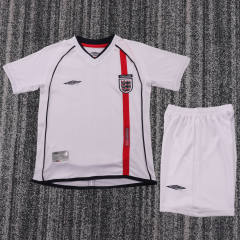 2002 World Cup England Home Retro Kids Jersey 