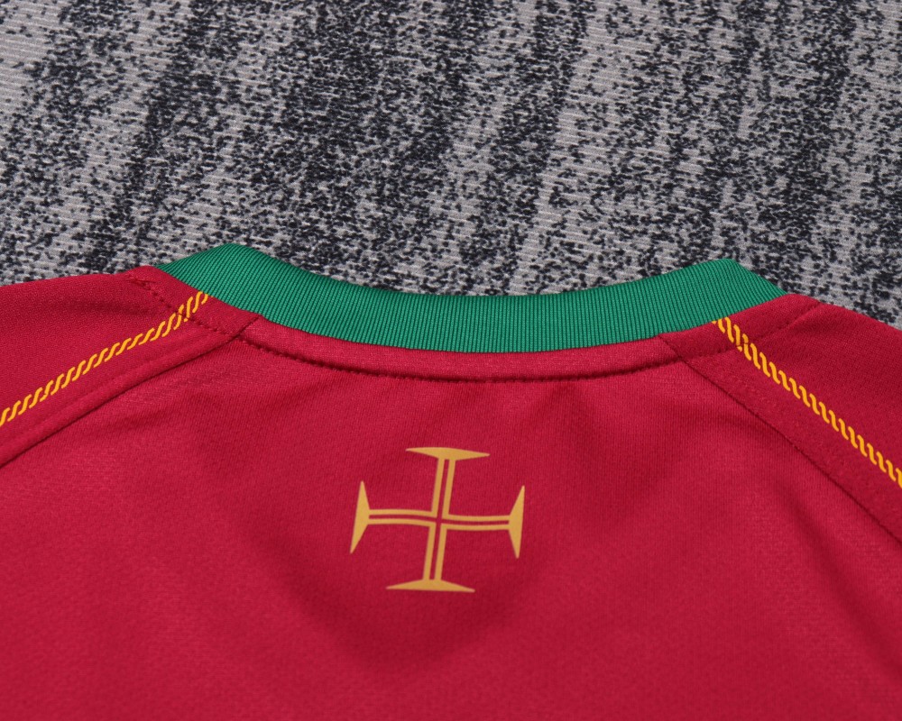 2006 World Cup Portugal Home Retro Kids Jersey 
