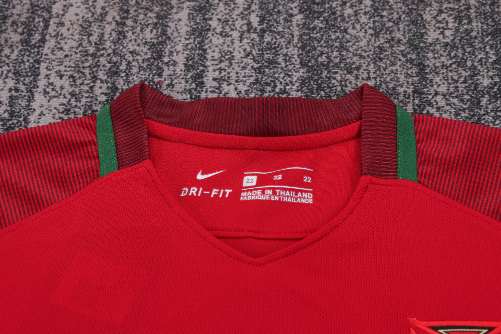 2016 Euro Cup Portugal Home Retro Kids Jersey 