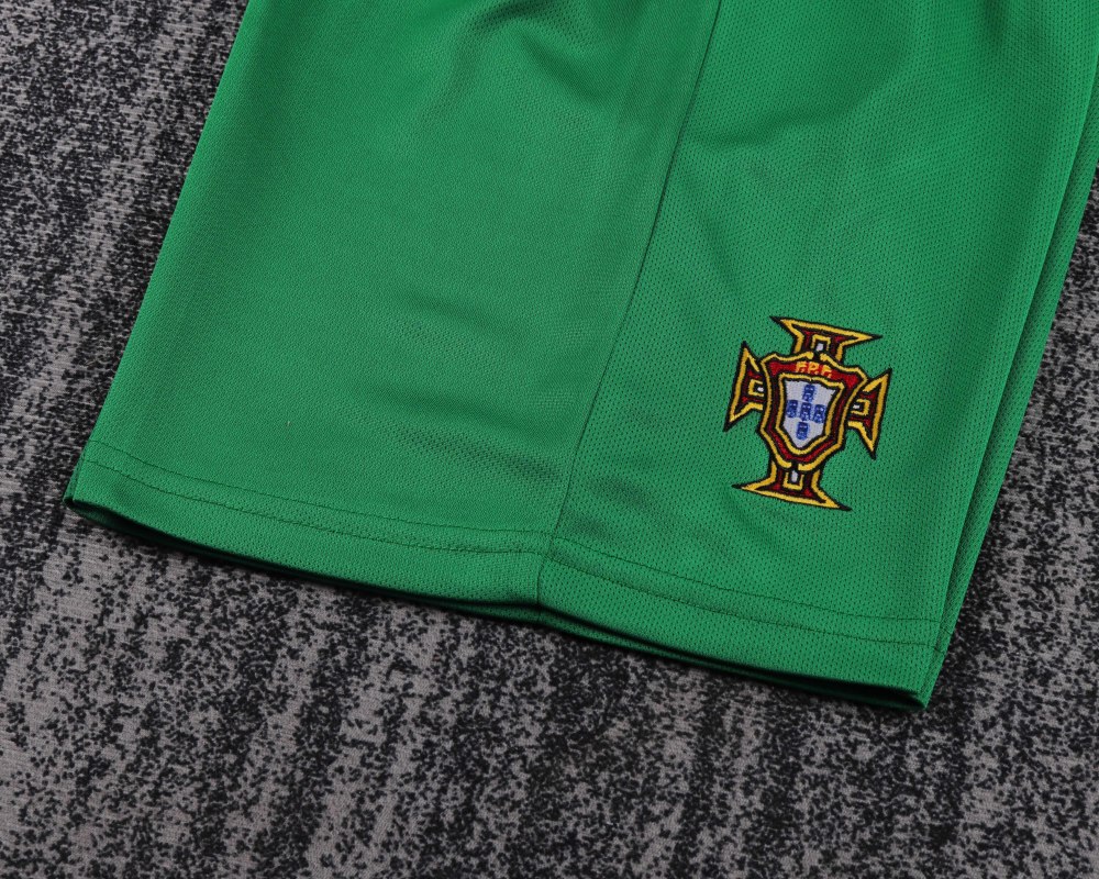 2004 Euro Cup Portugal Home Retro Kids Jersey 