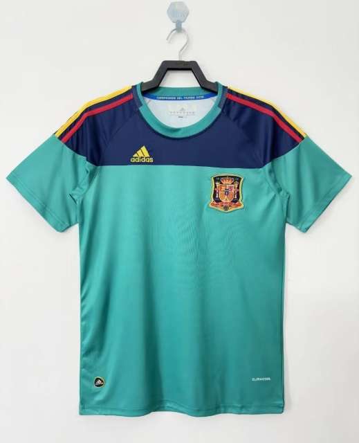 2010 World Cup Spain Goalkeeper Retro Jersey 