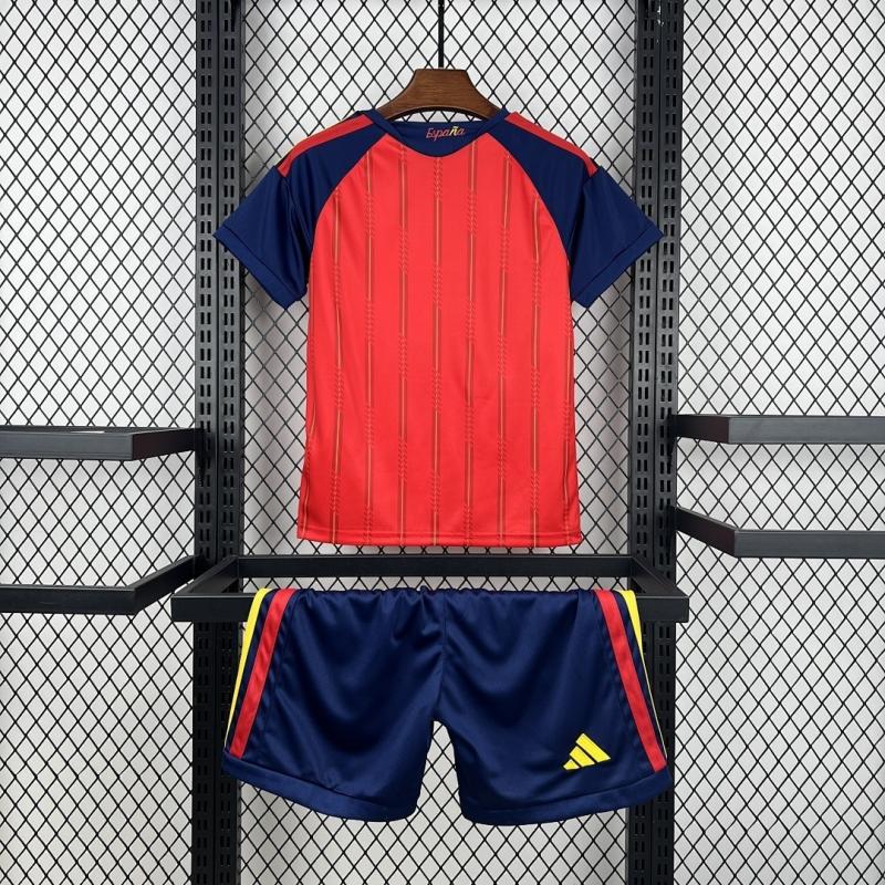 2026 World Cup Spain Home Kids Jersey