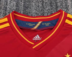 2012 Euro Cup Spain Home Retro Kids Jersey  