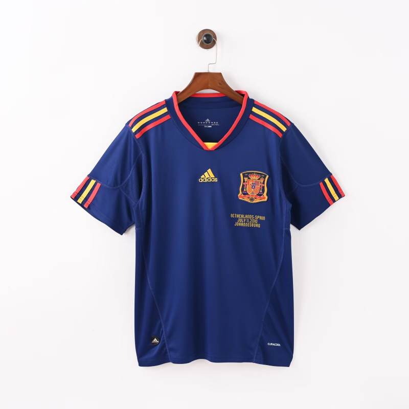 2010 World Cup Spain Away Retro Jersey