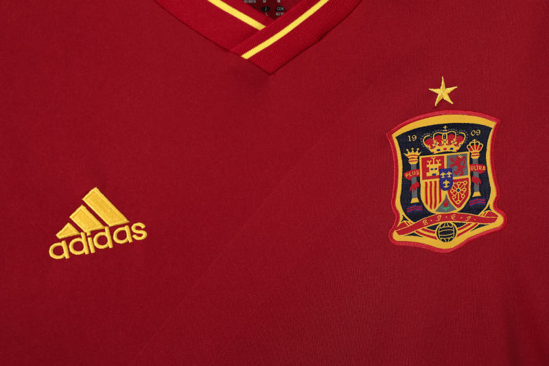 2012 Euro Cup Spain Home Retro Jersey  