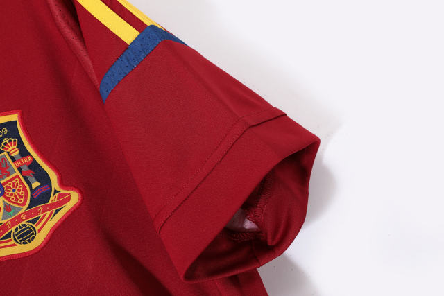 2012 Euro Cup Spain Home Retro Jersey  