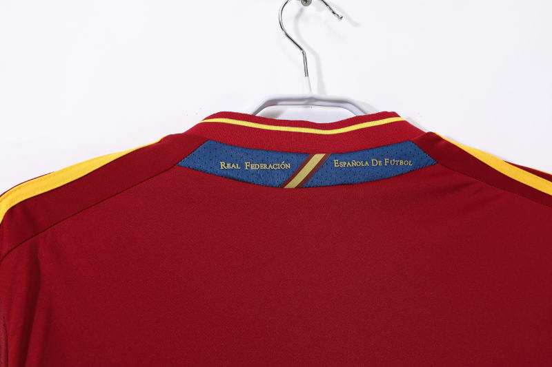 2012 Euro Cup Spain Home Retro Jersey  