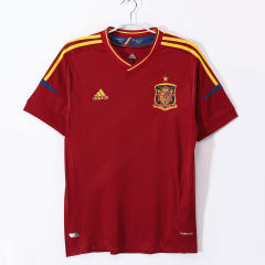 2012 Euro Cup Spain Home Retro Jersey  