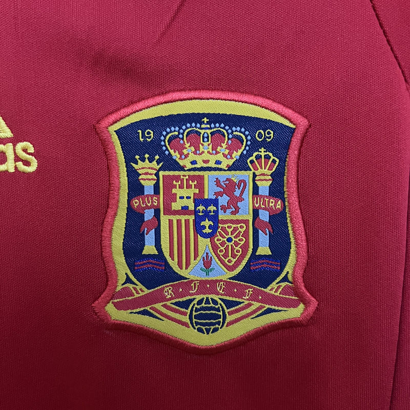 2010 World Cup Spain Home Retro Kids Jersey  