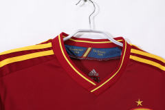 2012 Euro Cup Spain Home Retro Jersey  