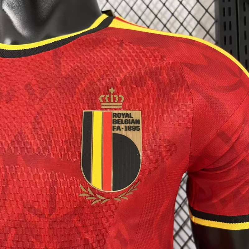 2026 Belgium Home Jersey Player Version 