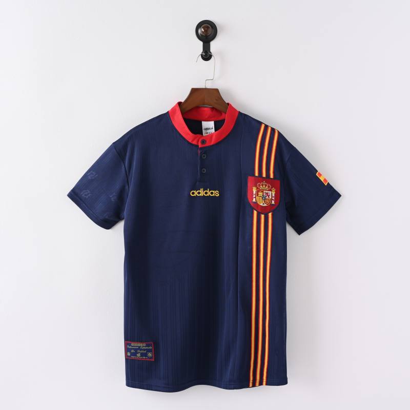 1996 Euro Cup Spain Away Retro Jersey 