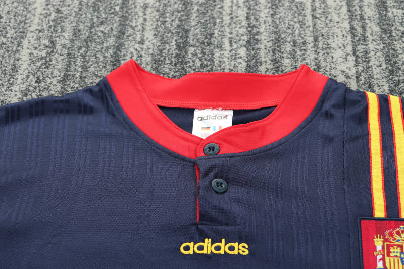1996 Euro Cup Spain Away Retro Kids Jersey  