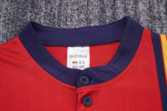 1996 Euro Cup Spain Home Retro Kids Jersey  