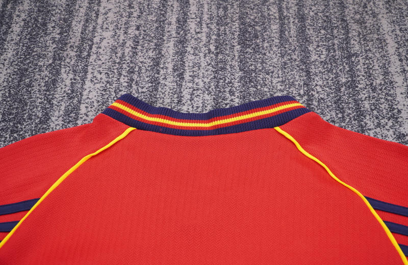 1998 World Cup Spain Home Retro Kids Jersey  
