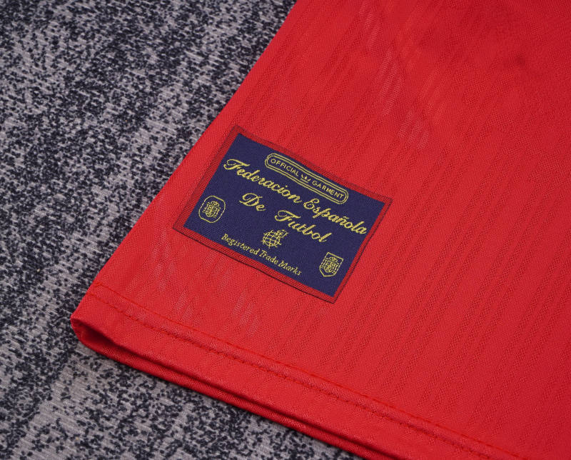 1996 Euro Cup Spain Home Retro Kids Jersey  