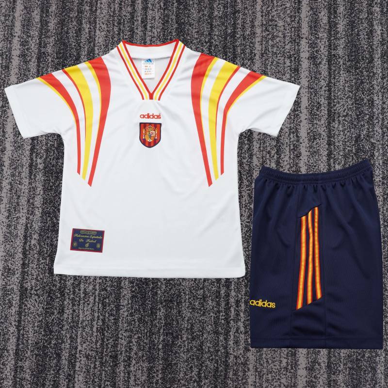 1996 Euro Cup Spain Third Away Retro Kids Jersey  