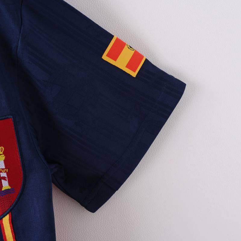 1996 Euro Cup Spain Home Retro Jersey 
