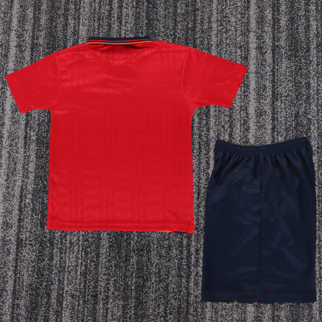 1994 World Cup Spain Home Retro Kids Jersey  