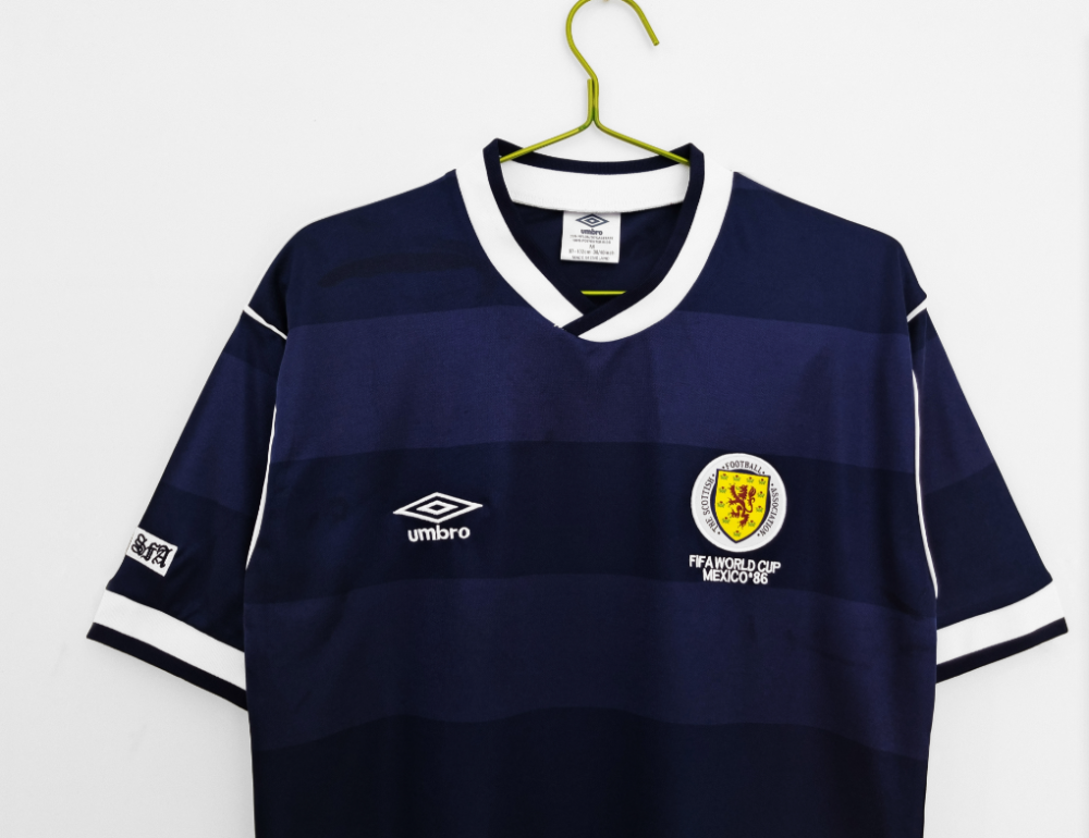 1986 World Cup Scotland Home Retro Jersey 