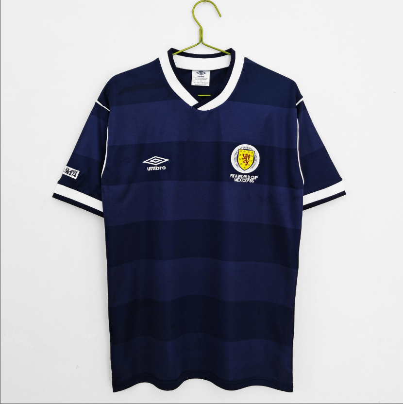1986 World Cup Scotland Home Retro Jersey 