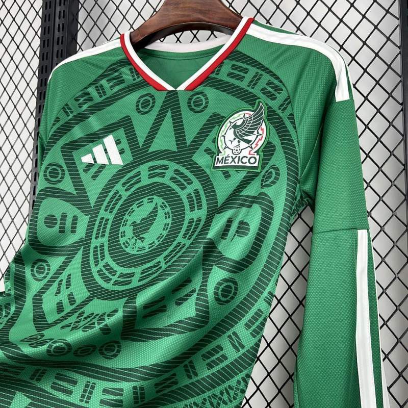 2026 World Cup Mexico Home Jersey Long Sleeve