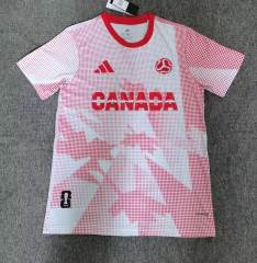 2026 World Cup Canada Pink and White Jersey
