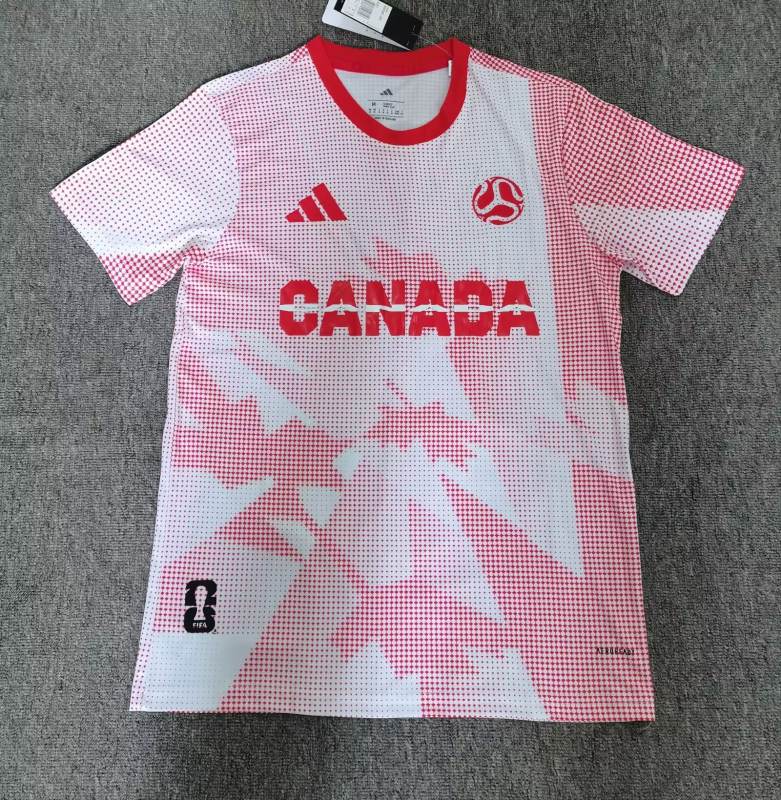 2026 World Cup Canada Pink and White Jersey