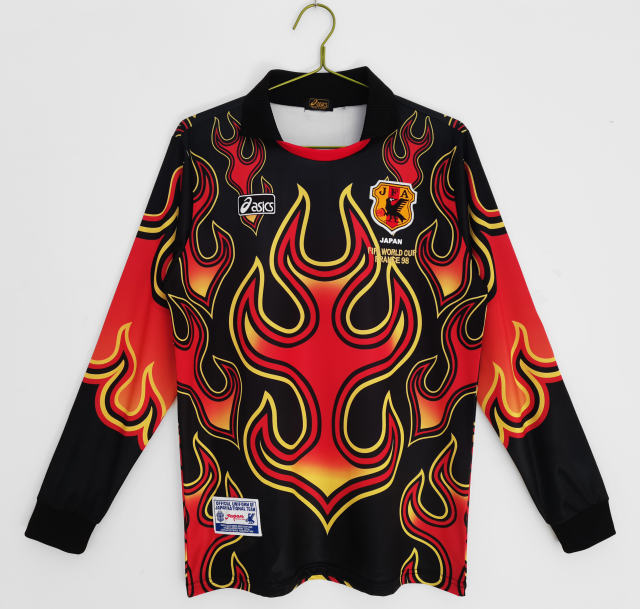 1998 World Cup Japan Goalkeeper Retro Jersey Long Sleeve