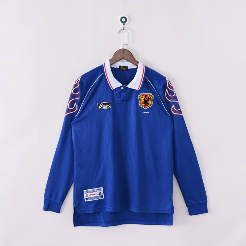 1998 World Cup Japan Home Retro Jersey Long Sleeve