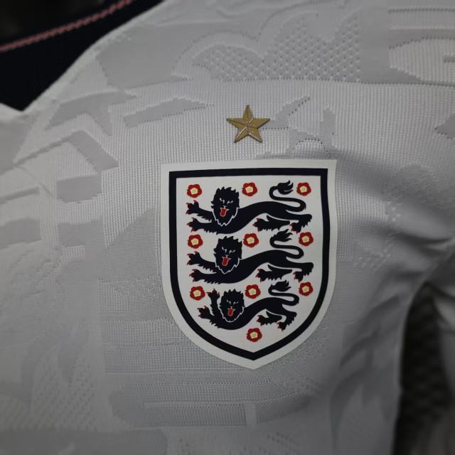 2026 England Home Jersey Player Version Long Sleeve
