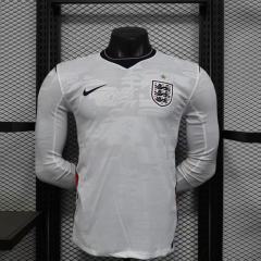 2026 England Home Jersey Player Version Long Sleeve